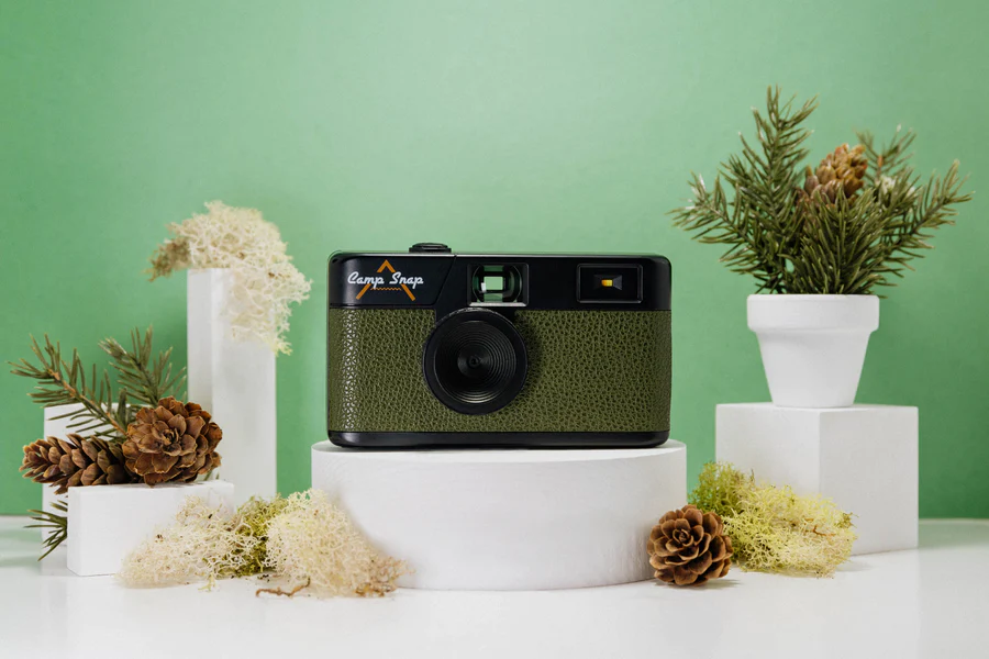 Screen-Free Digital Camera – Easy-to-Use for Kids | Camp Snap #color_forest-green