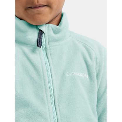 Kids Monte Mid Layer Fleece Jacket – Full Zip | Didriksons 