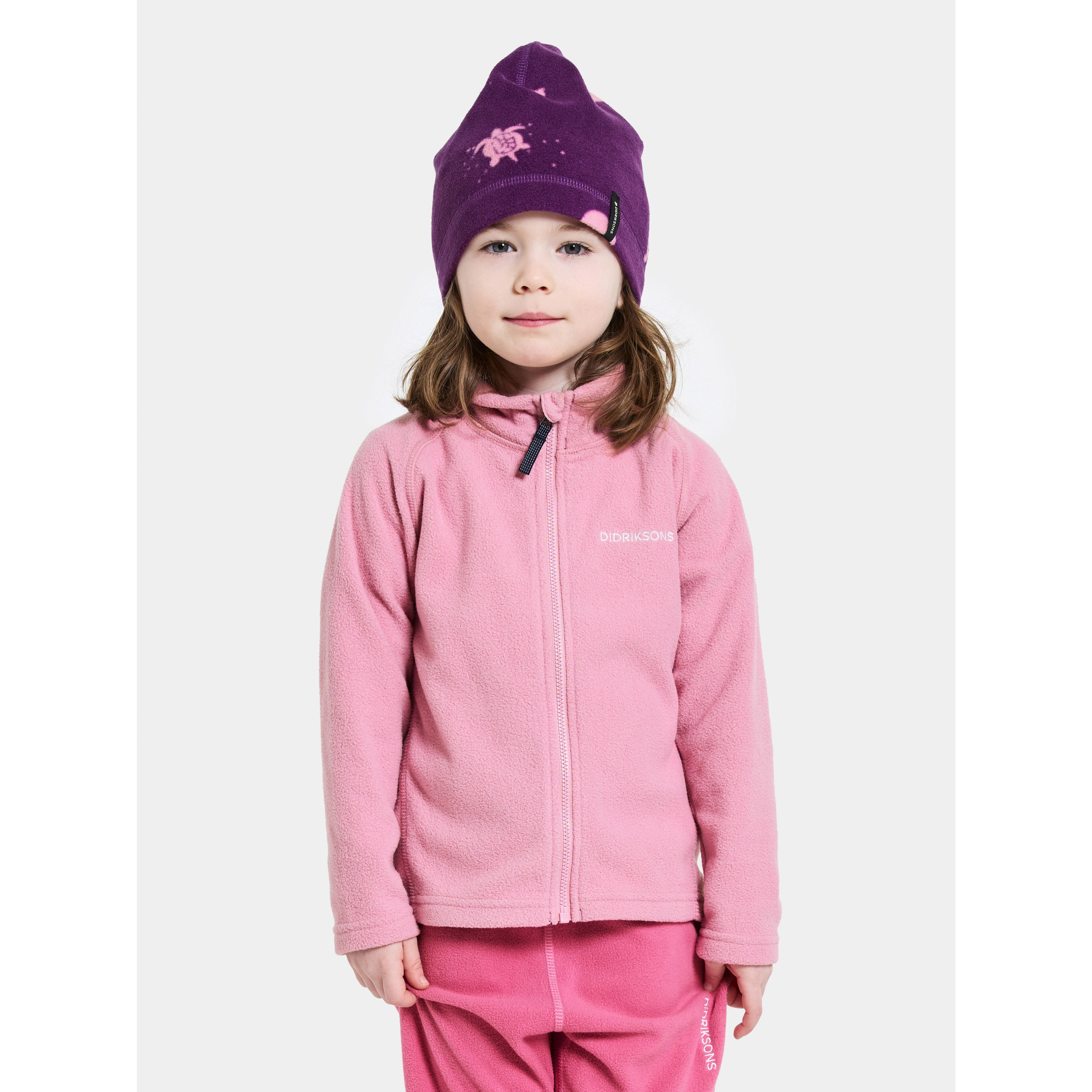 Kids Monte Mid Layer Fleece Jacket – Full Zip | Didriksons 