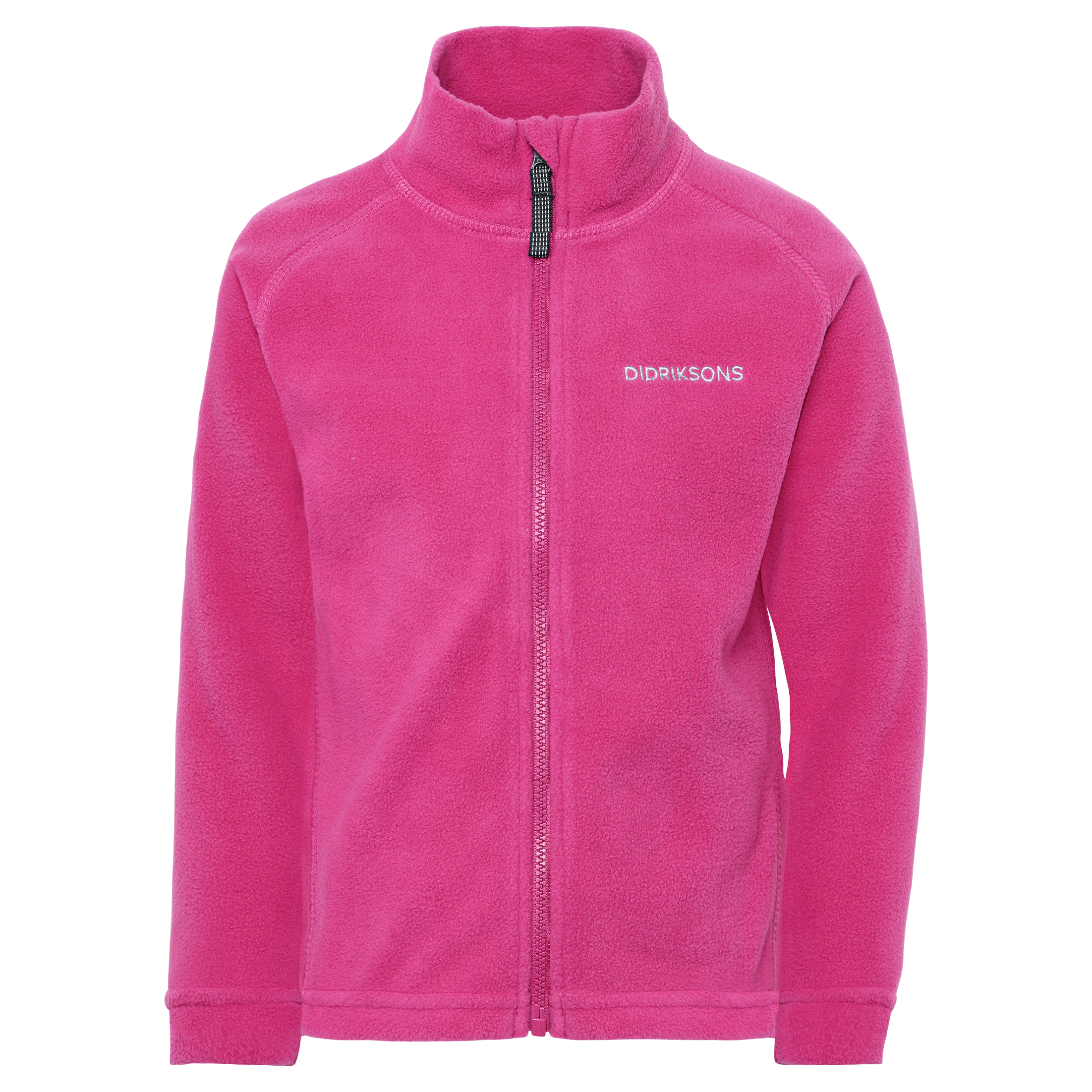 Kids Monte Mid Layer Fleece Jacket – Full Zip | Didriksons #color_cactus-pink