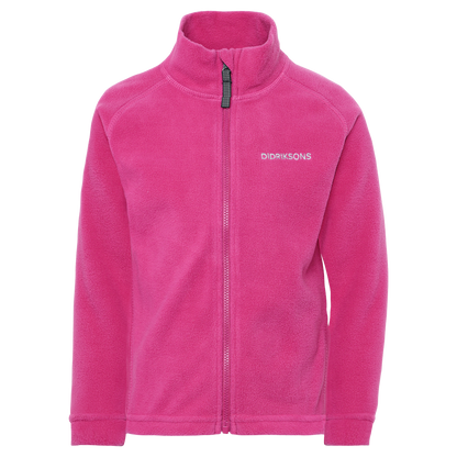 Kids Monte Mid Layer Fleece Jacket – Full Zip | Didriksons 