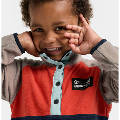 Kids Monte Half Button Fleece Jacket | Didriksons | 