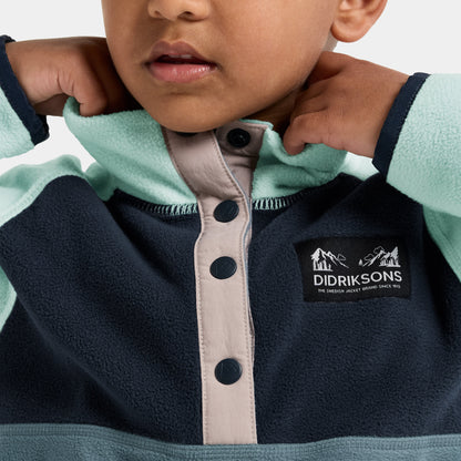 Kids Monte Half Button Fleece Jacket | Didriksons | 