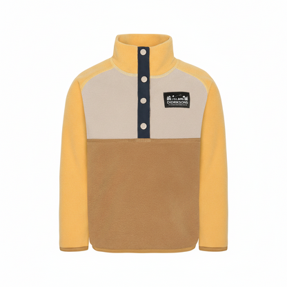 Kids Monte Fleece Jacket – Half Button | Didriksons 