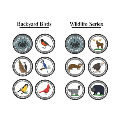 Mosquito Repelling Stickers, Made with Essentials Oils | Nantucket Spider | 