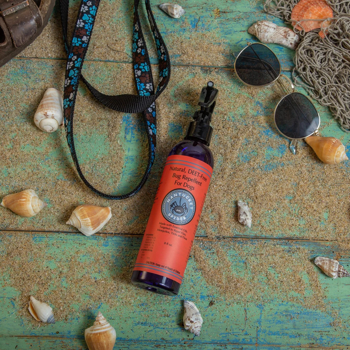 Natural Bug Repellent for Dogs Spray - Gentle yet Effective, Safe | Nantucket Spider_