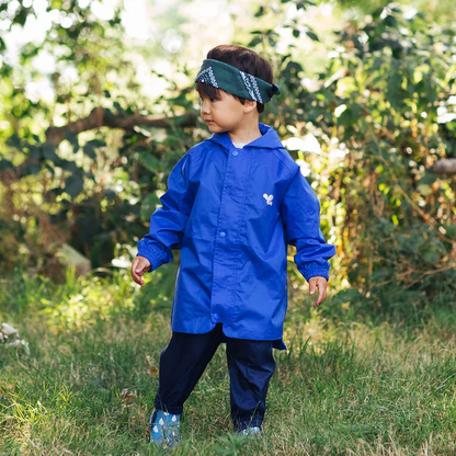 Kids Waterproof Originals Rain Jacket - Unlined, Zip and Storm Flap | Muddy Puddles 