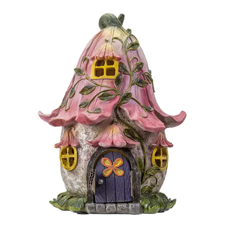 Fairy Petal Cottage w/LED Light