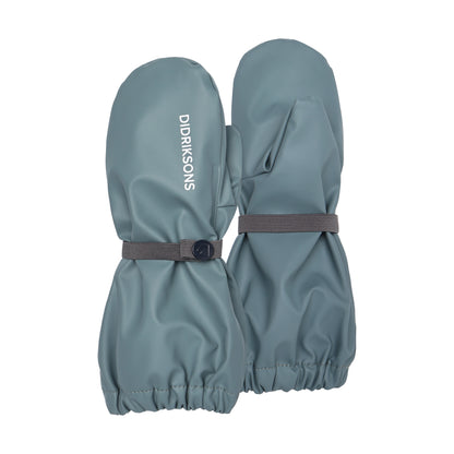 Kids Long Cuff Fleece Lined Rain Mittens – Waterproof, PU | Didriksons 