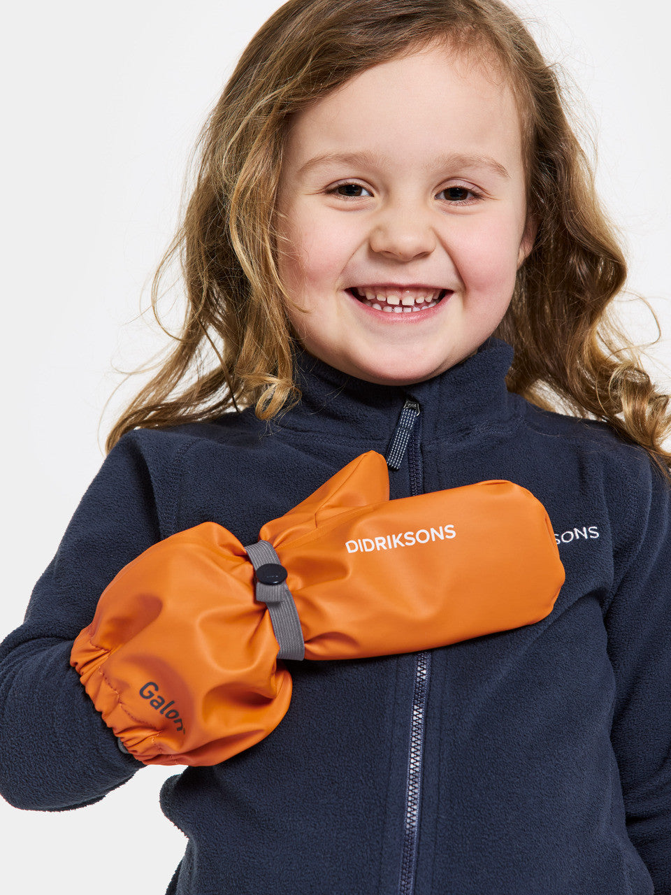 Kids Long Cuff Fleece Lined Rain Mittens – Waterproof, PU | Didriksons 