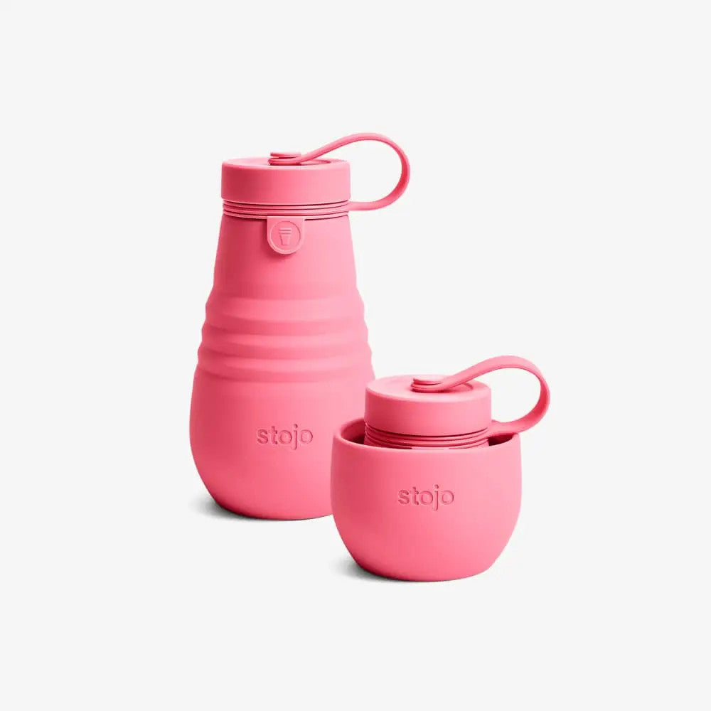 14oz Junior Collapsible Water Bottle #color_peony