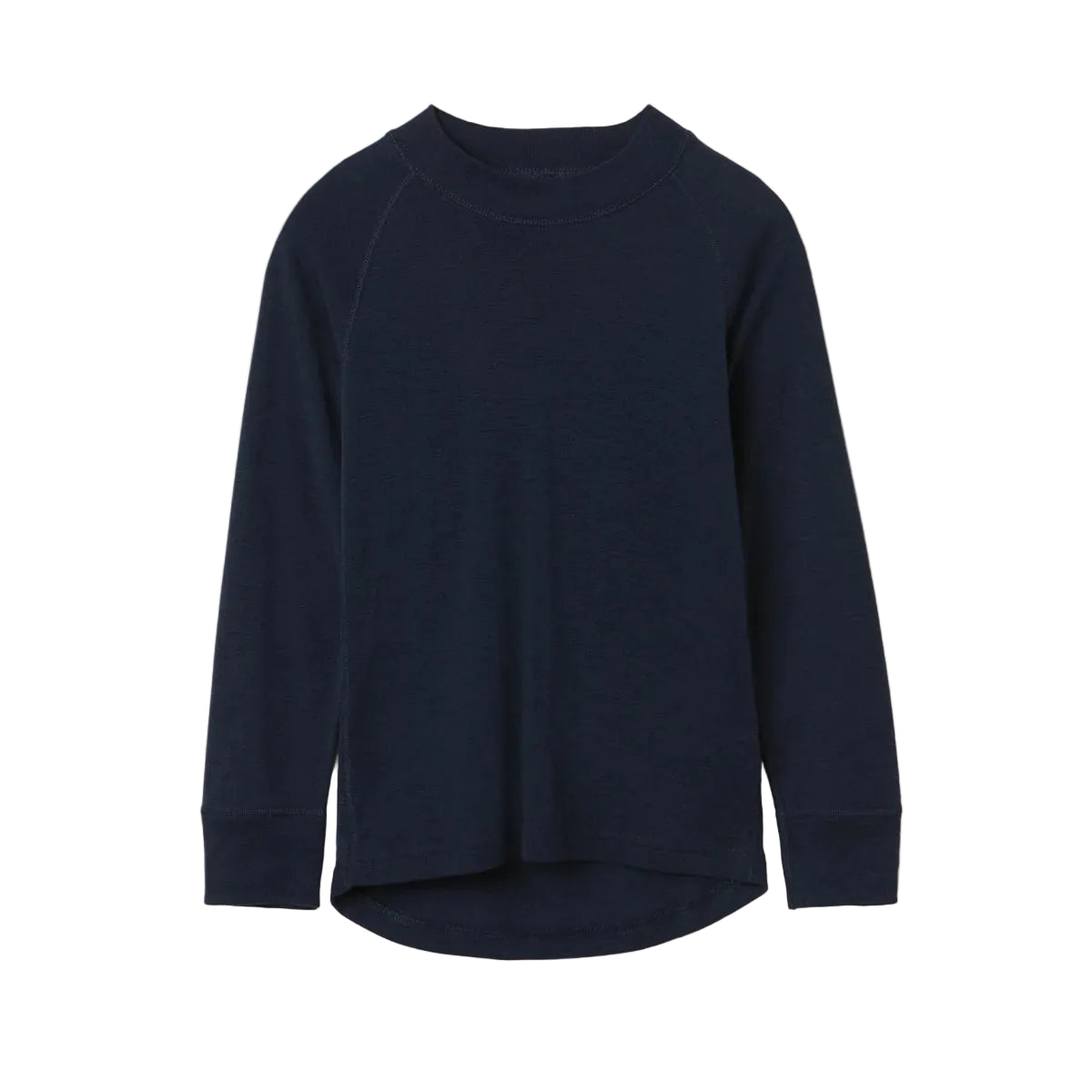 Kids and Youth Merino Wool Base Layer Top | Polarn O. Pyret | #color_navy