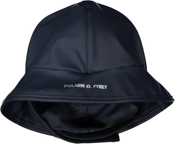 Kids Waterproof Rain Hat – Polarn O. Pyret North Easter – Fleece-Lined