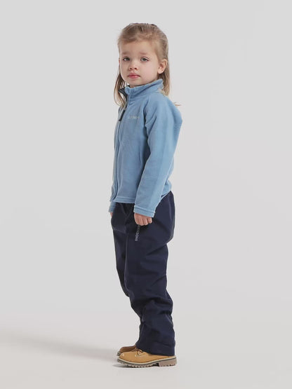 Kids Monte Mid Layer Fleece Jacket – Full Zip | Didriksons