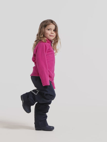 Kids Monte Mid Layer Fleece Jacket – Full Zip | Didriksons