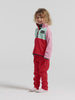Kids Monte Half Button Fleece Jacket | Didriksons | #color_pink-red