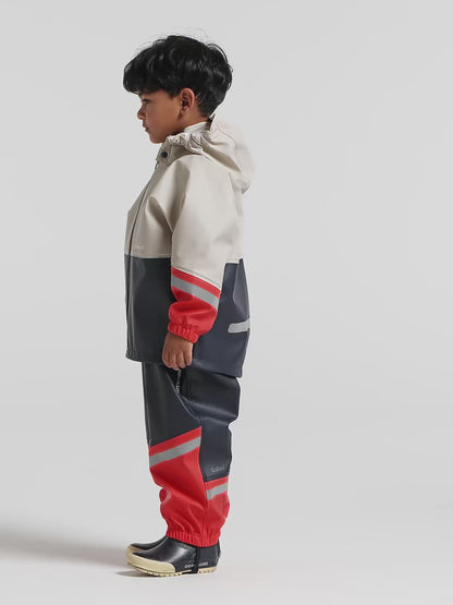 Kids Watermans Zip Front Waterproof Rain Set | Didriksons | 