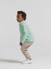Kids Monte Mid Layer Fleece Jacket – Full Zip | Didriksons #color_ocean-mist