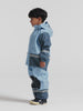 Kids Fleece Lined 2-piece Boardman  Rain Set | Didriksons |#color_light-sea-blue