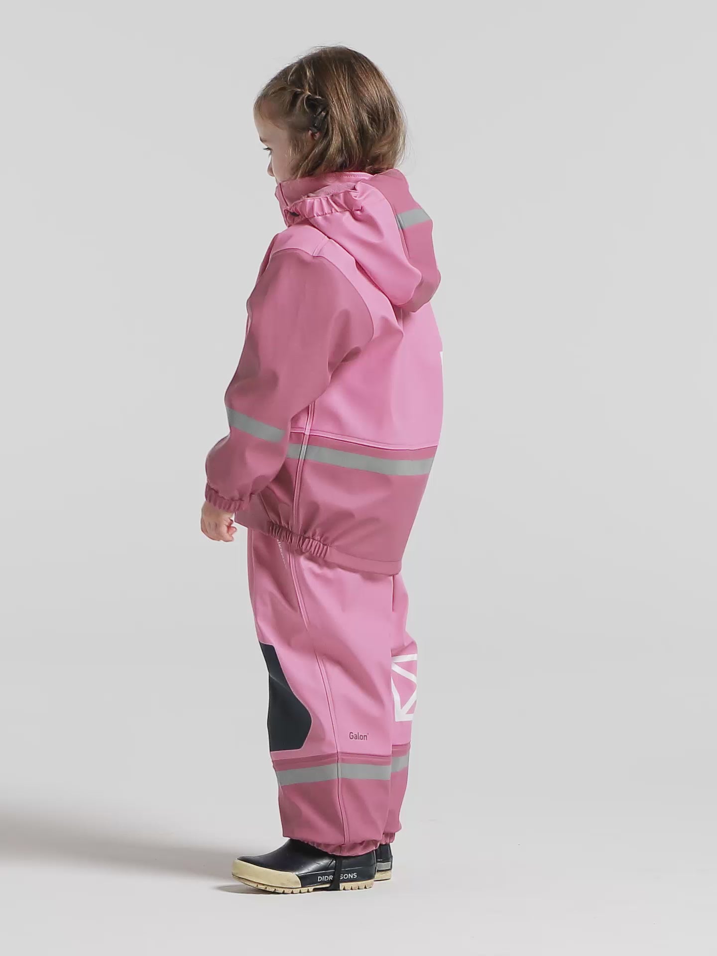 Kids Fleece Lined 2-piece Boardman  Rain Set | Didriksons |