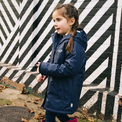 Kids Fleece Lined Puddleflex Rain Jacket - Waterproof, Warm, PU | Muddy Puddles 