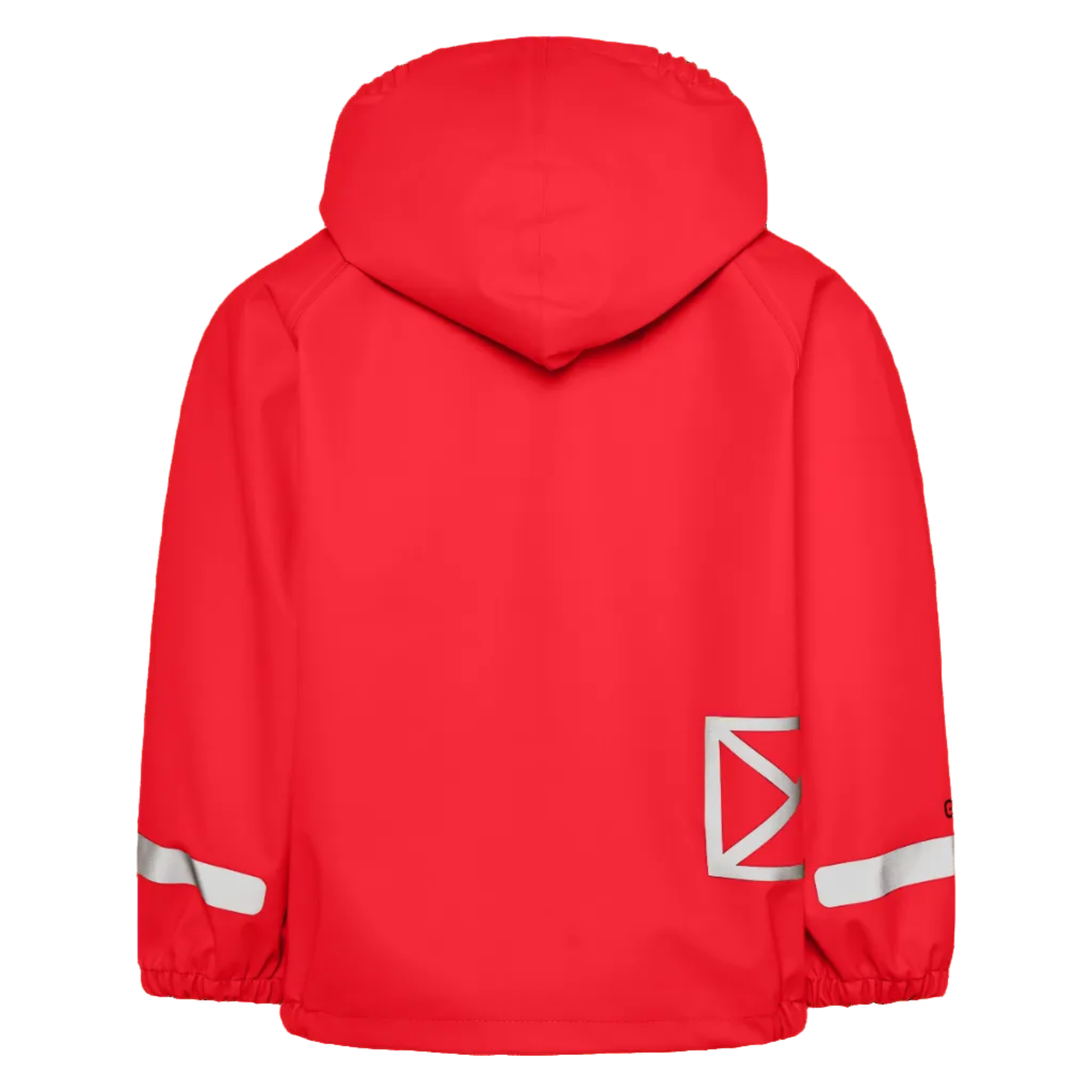 Kids Slaskeman Unlined Rain Jacket | Didriksons | #color_flag-red