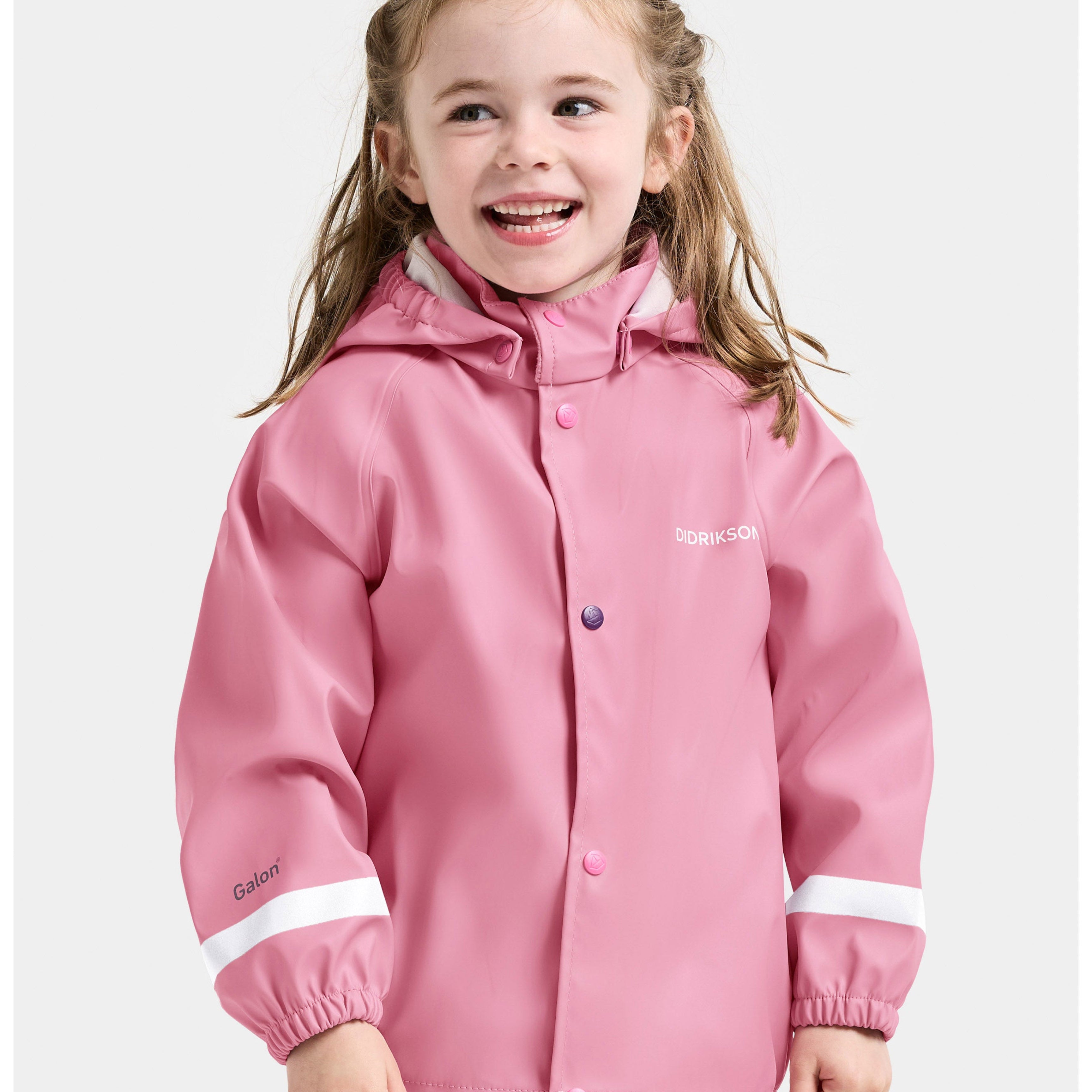 Kids Slaskeman Waterproof Snap Button Rain Set | Didriksons | 