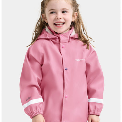 Kids Slaskeman Waterproof Snap Button Rain Set | Didriksons | 