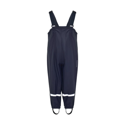 Kids Slaskeman Unlined Striped Rain Set- Snap Button Jacket and Bibs | 