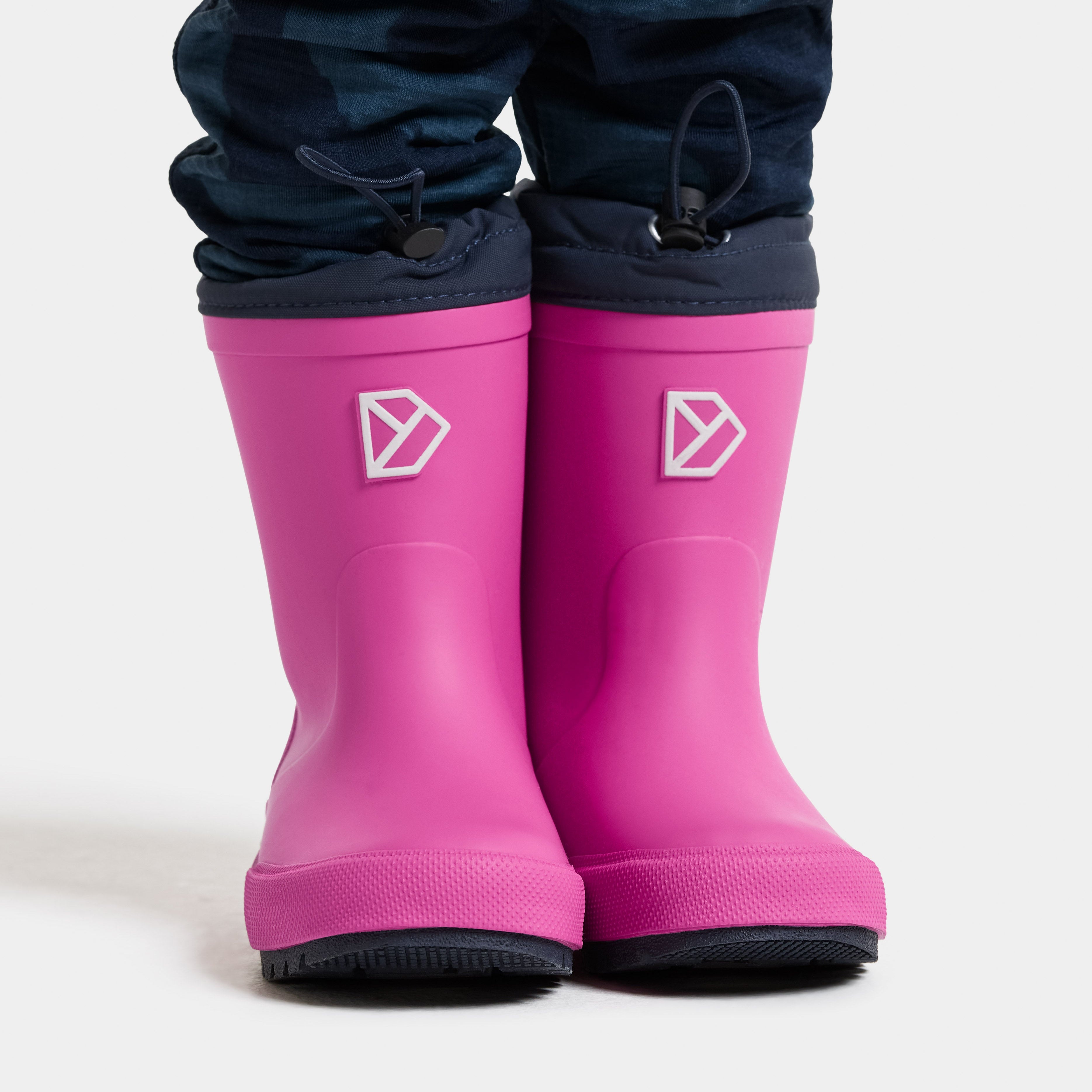 Kids Waterproof Slush Insulated Rain Boot – Fleece Lined | Didriksons 