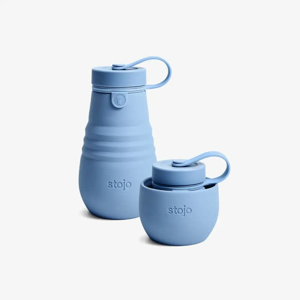 14oz Junior Collapsible Water Bottle #color_steel