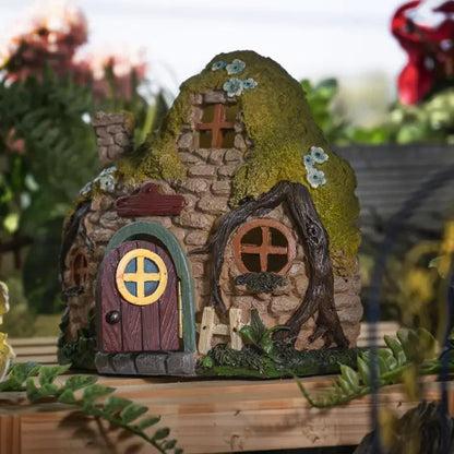 Fairy Cottage w/LED Light