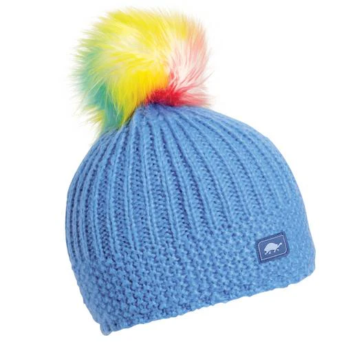 Kids Suzie Pom Beanie #color_sky