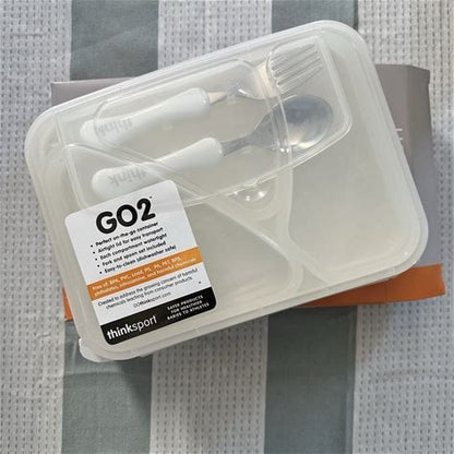 Kids Airtight Lunch Container with Fork and Spoon | Think