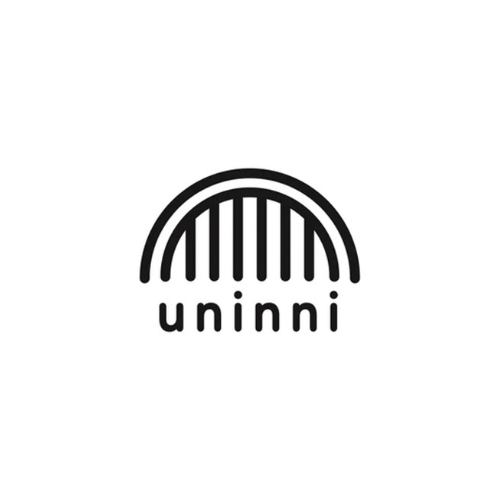 uninni logo on a white background