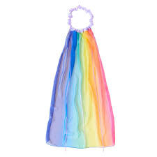 Silk Georgette Rainbow Veil