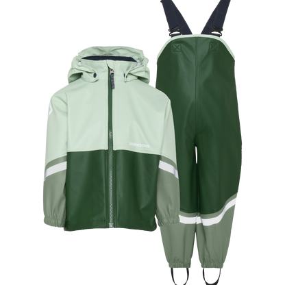 Kids Watermans Zip Front Waterproof Rain Set | Didriksons | 