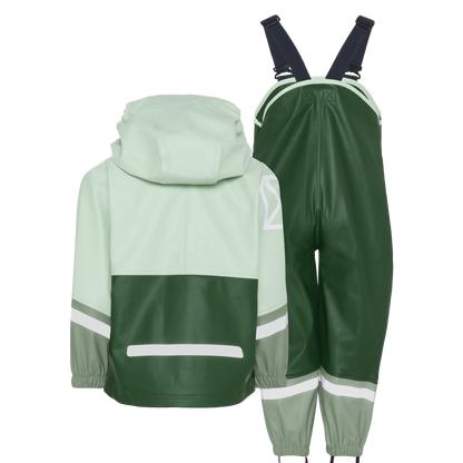 Kids Watermans Zip Front Waterproof Rain Set | Didriksons | 